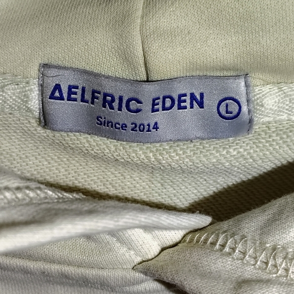 Aelfric Eden Cream Hoodie w/ Cherry Print Sz LG Gosh Valentine Don't You Like... - Picture 3 of 8